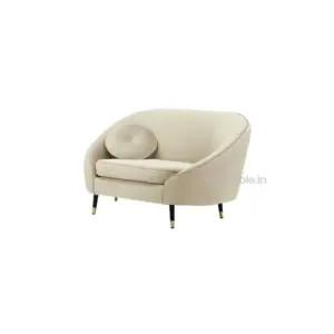 Blossom Velvet Single Sofa 1 Seater 33"