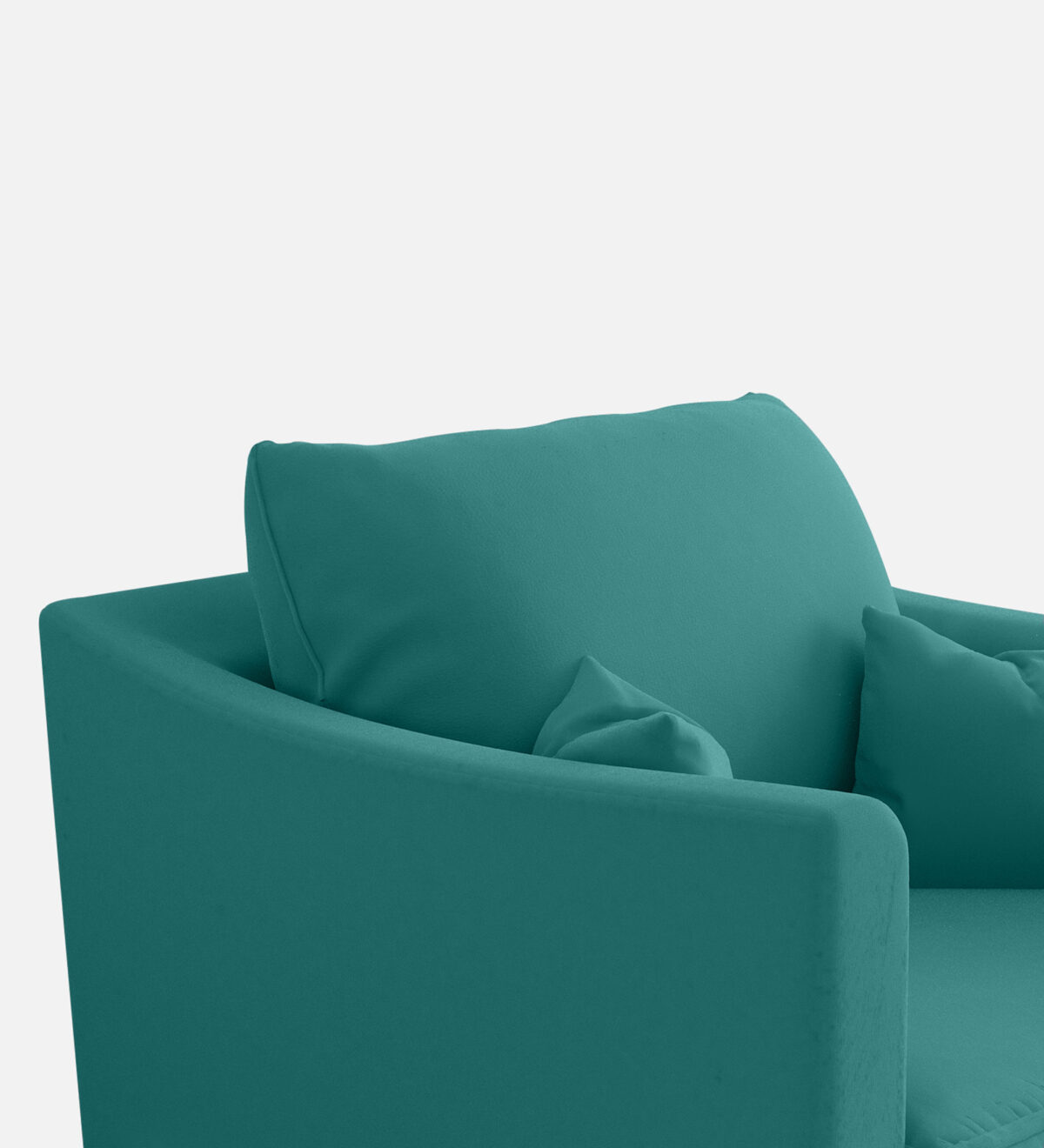 Amira Velvet Modern 1 Seater Sofa 32" - Image 7