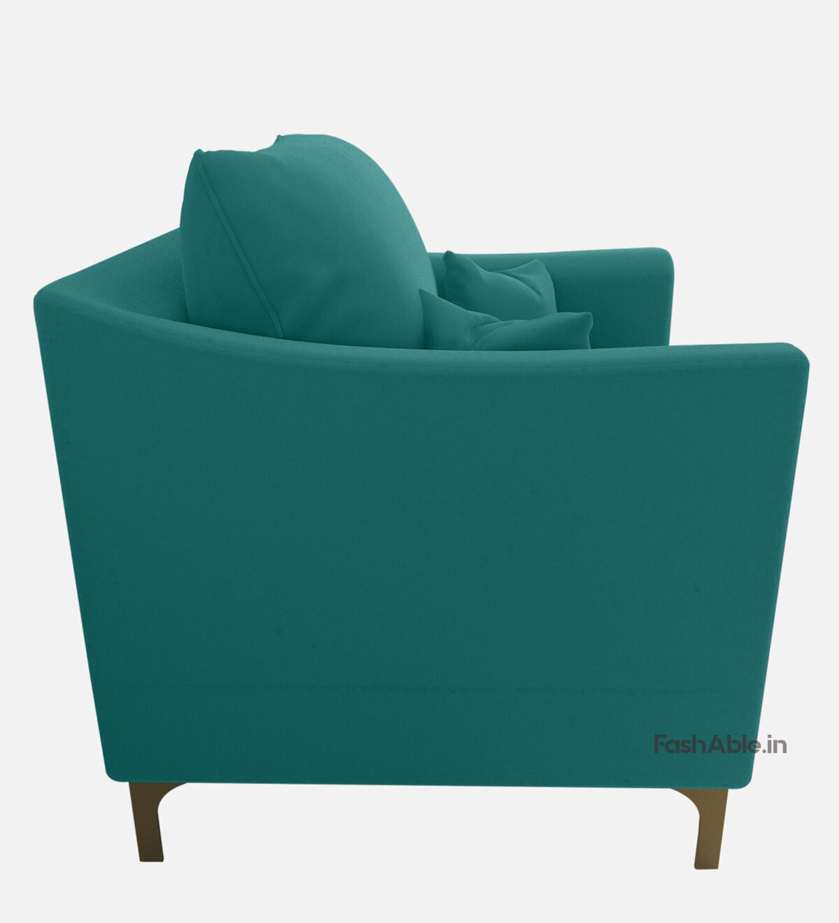 Amira Velvet Modern 1 Seater Sofa 32" - Image 6
