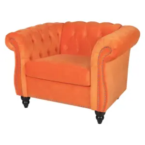 Gianna Couch Single Seater Rolled Arm 40"