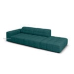 Gio Fabric Modern 3 Seater Sofa + Ottoman 94" - Image 5