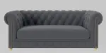 Kia Velvet Chesterfield 2 Seater Sofa 58" - Image 4
