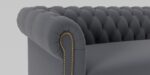 Kia Velvet Chesterfield 2 Seater Sofa 58" - Image 6