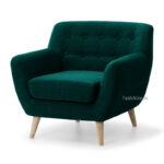 Lyra Fabric Modern 1 Seater Sofa 32" - Image 4
