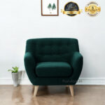 Lyra Fabric Modern 1 Seater Sofa 32"