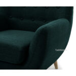 Lyra Fabric Modern 1 Seater Sofa 32" - Image 6
