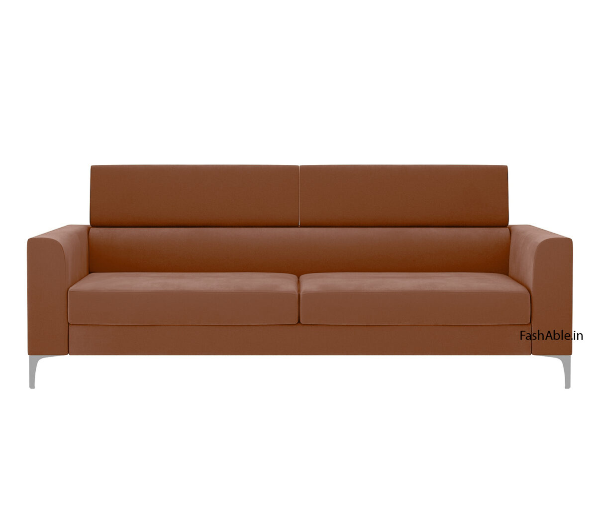 Mavric Velvet 2 Seater Sofa 58" - Image 4