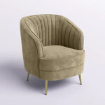 Nora Velvet Mid Century 1 Seater Sofa 30" - Image 4