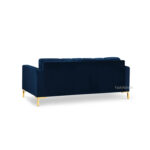 Plush Haven Velvet 2 Seater Sofa 54" - Image 4