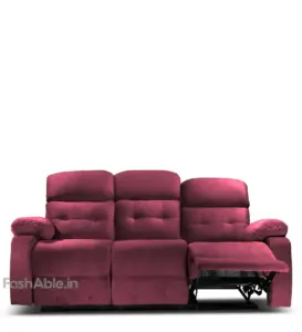 Valencia Manual Sofa 3 Seater Recliner 86"