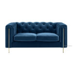 FreshMetz Velvet 2 Seater Sofa 56" - Image 5
