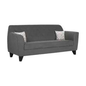 Amethyst Sofa Fabric Mid Century 3 Seater