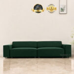 Bianca Velvet Modern 2 Seater Sofa 58"
