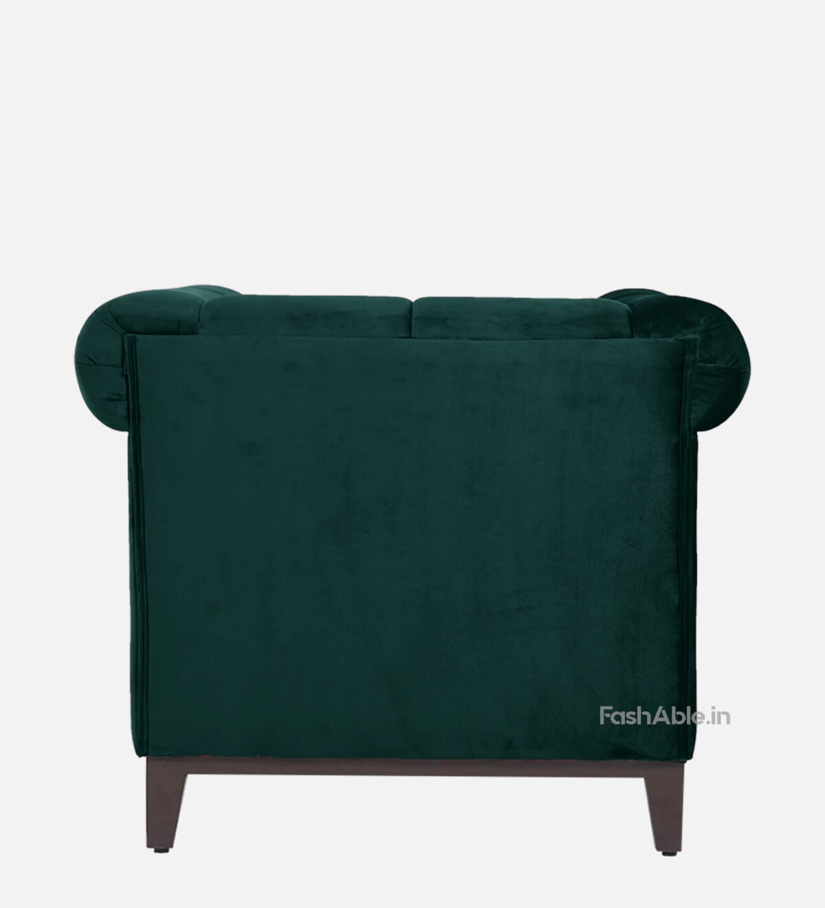 Emerald Velvet Rolled Arm 1 Seater Sofa 36" - Image 7