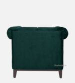 Emerald Velvet Rolled Arm 1 Seater Sofa 36" - Image 7