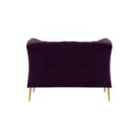 Jemma Velvet Chesterfield 1 Seater Sofa 36" - Image 6
