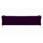 Jemma Velvet Chesterfield 3 Seater Sofa 80" - Image 6