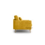 Millerville Fabric Mid Century 2 Seater Sofa 54" - Image 5