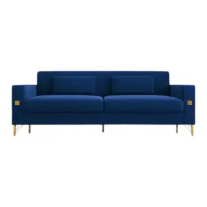 Stanley Luxury Sofa Set Velvet 2 Seater 60"