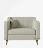 Enzo Velvet 1 Seater Sofa (1)