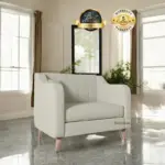 Enzo Velvet 1 Seater Sofa (3)