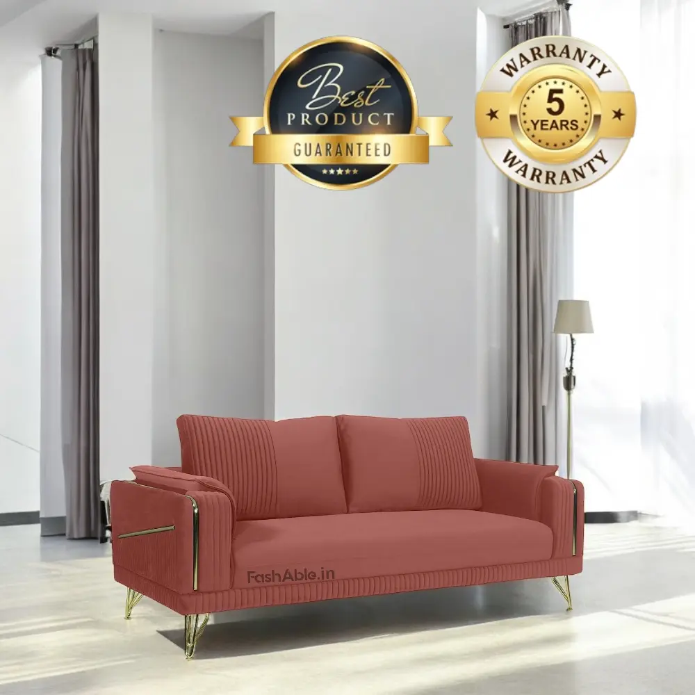 Irene Velvet 3 Seater Sofa (1)