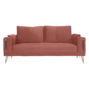 Irene Velvet Sofa 3 Seater
