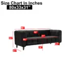 Jaxton 3 seater size chart