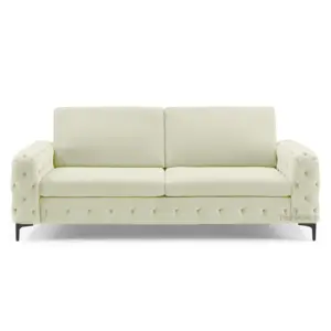 Quincy Sofa 2 Seater Black Leg