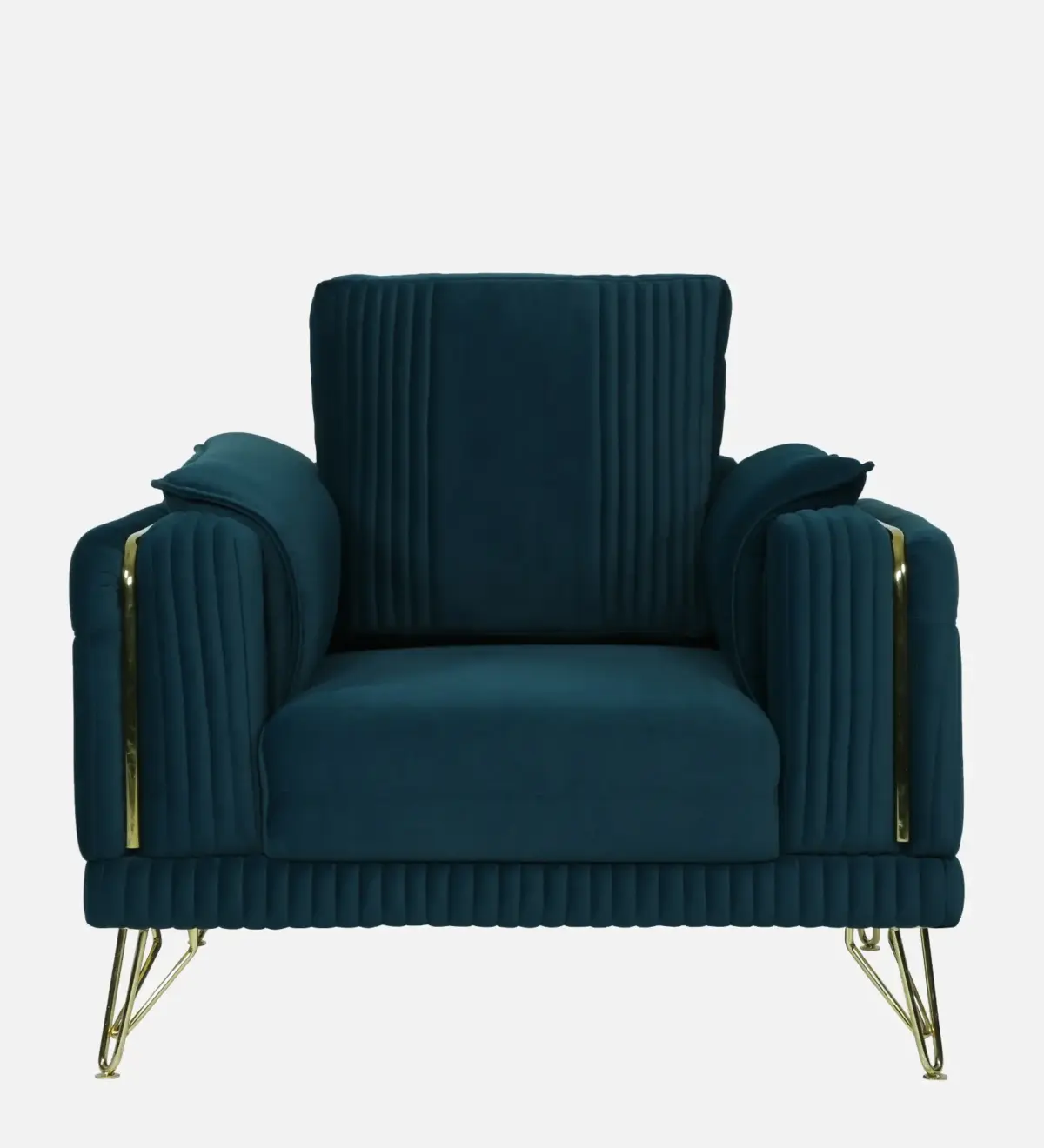 Irene Velvet 1 Seater Sofa (1)