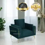Irene Velvet 1 Seater Sofa (1)