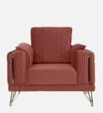 Irene Velvet 1 Seater Sofa (1)