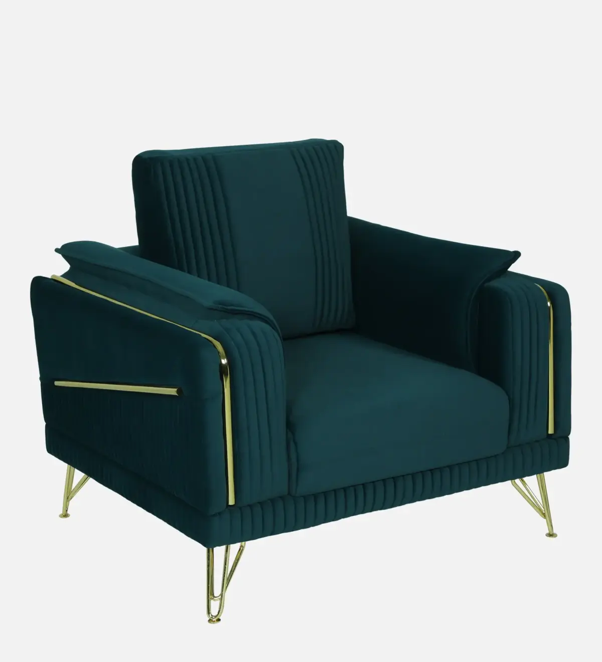 Irene Velvet 1 Seater Sofa (2)