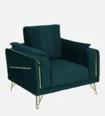Irene Velvet 1 Seater Sofa (2)