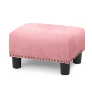 Alpine Stool For Sitting Ottoman Without Storage