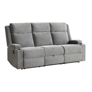 Flexique Manual Three Seat Sofa Recliner 74"