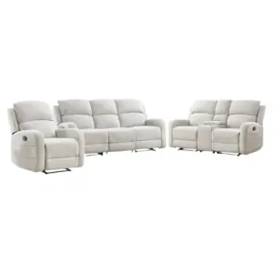 Pahingahan Manual Sofa With Recliner (Set of 3)