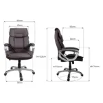 ErgoWin Office Chair Blk ( (6)
