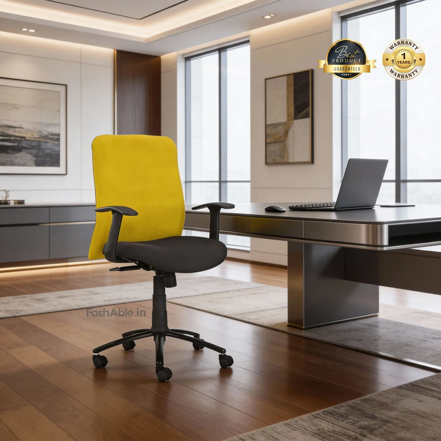 Eterna Office Chair Ylw (1) Eterna Office Chair Ylw (1)