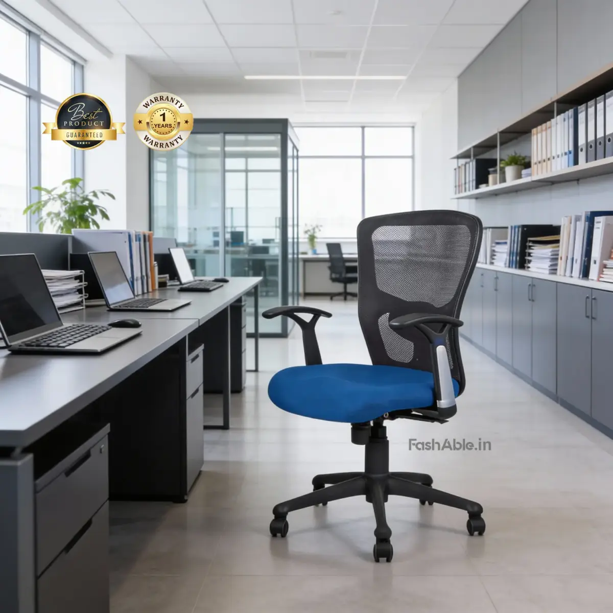 Unica Office Chair blu (1)