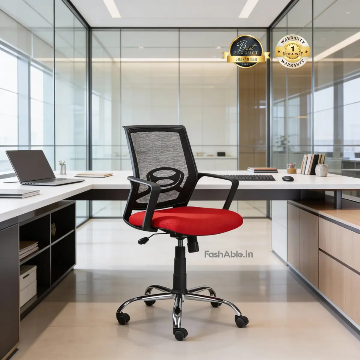 Virtuo Office Chair Red (1)