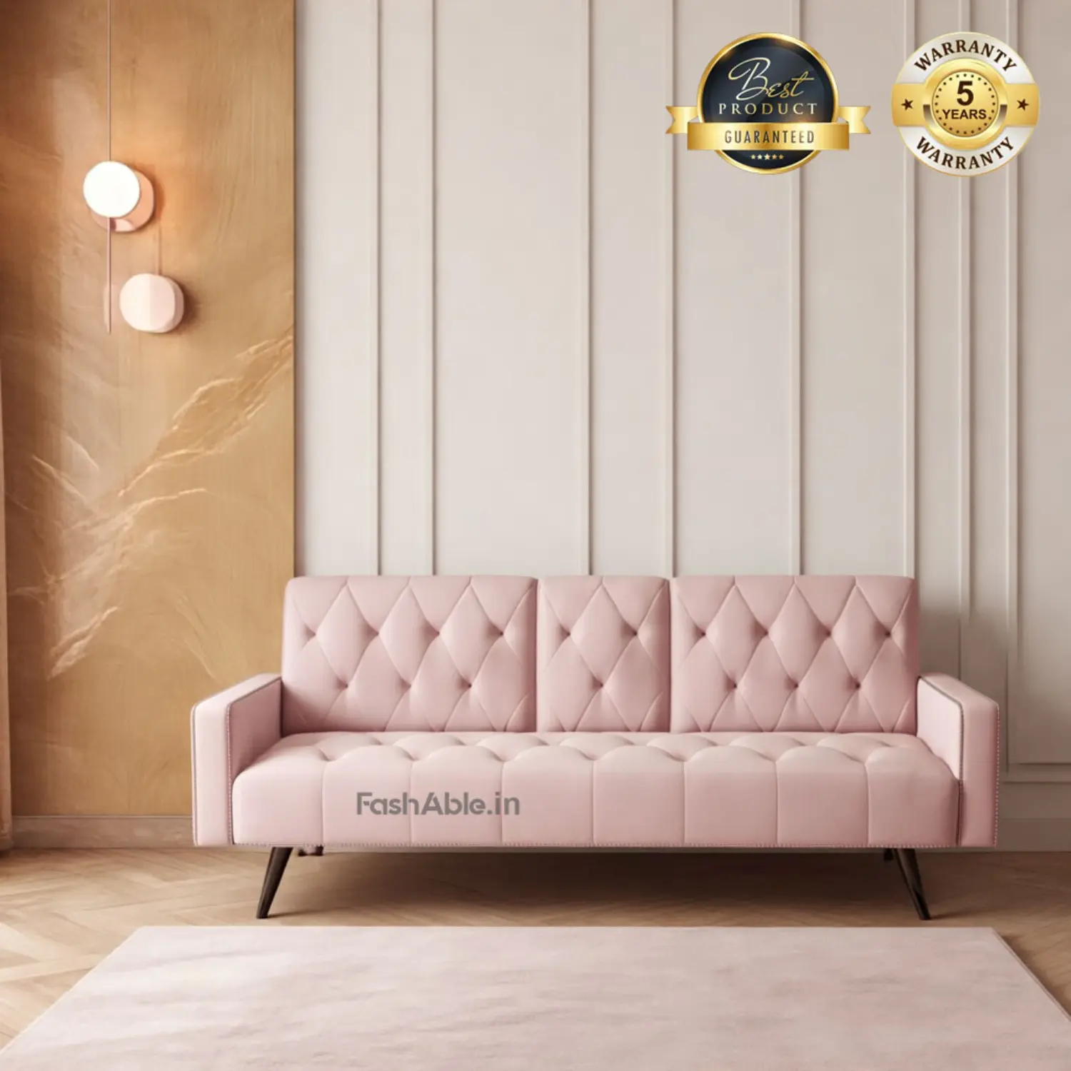 Arden Sofa-CumBed pnk (2) Arden Sofa-CumBed pnk (2)