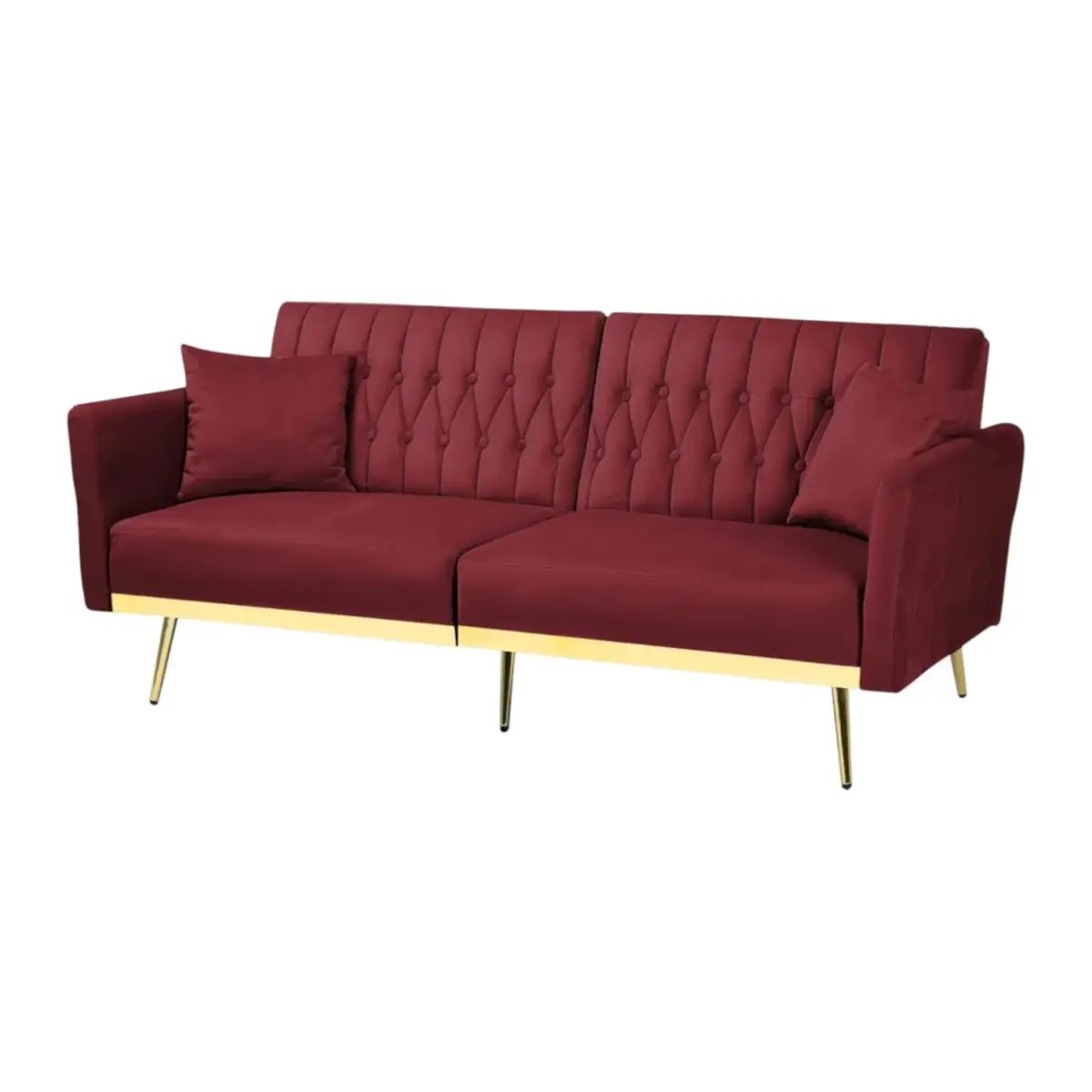 Belgravia Sofa-CumBed – red (1)