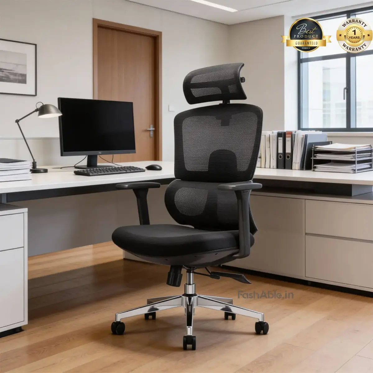 Borello Office Chair Blk (3)