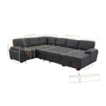 Calyno Sofa CumBed Dgrey (4)