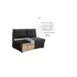 Calyno Sofa CumBed Dgrey (8)