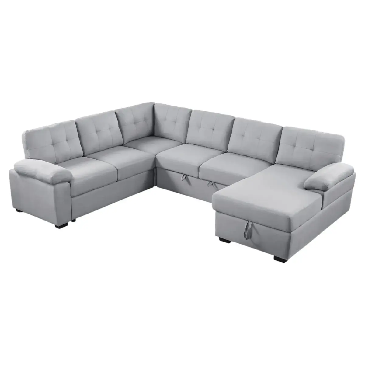 Calyno Sofa CumBed Grey (2)