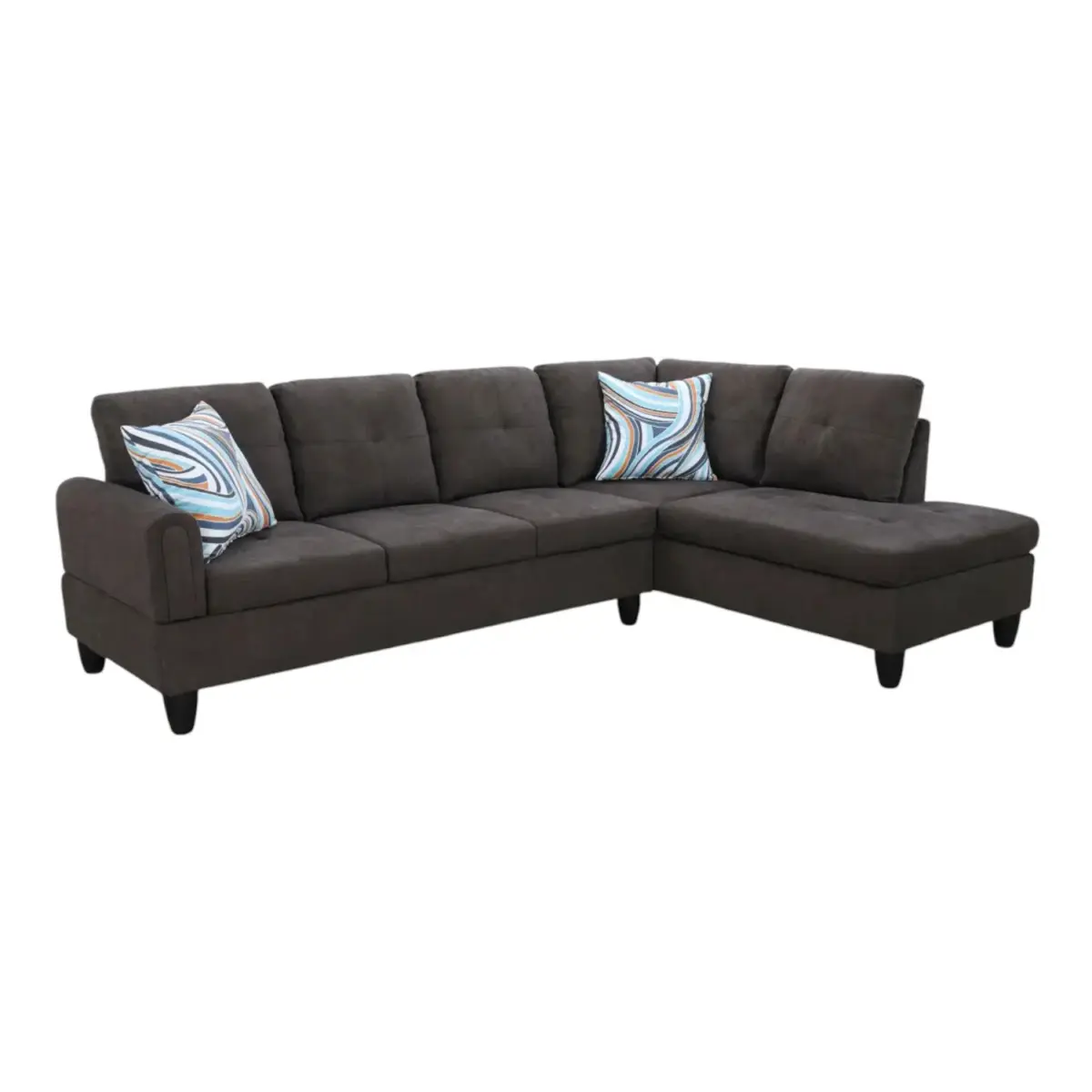 Chelmsford LHS Sofa Brown (3)