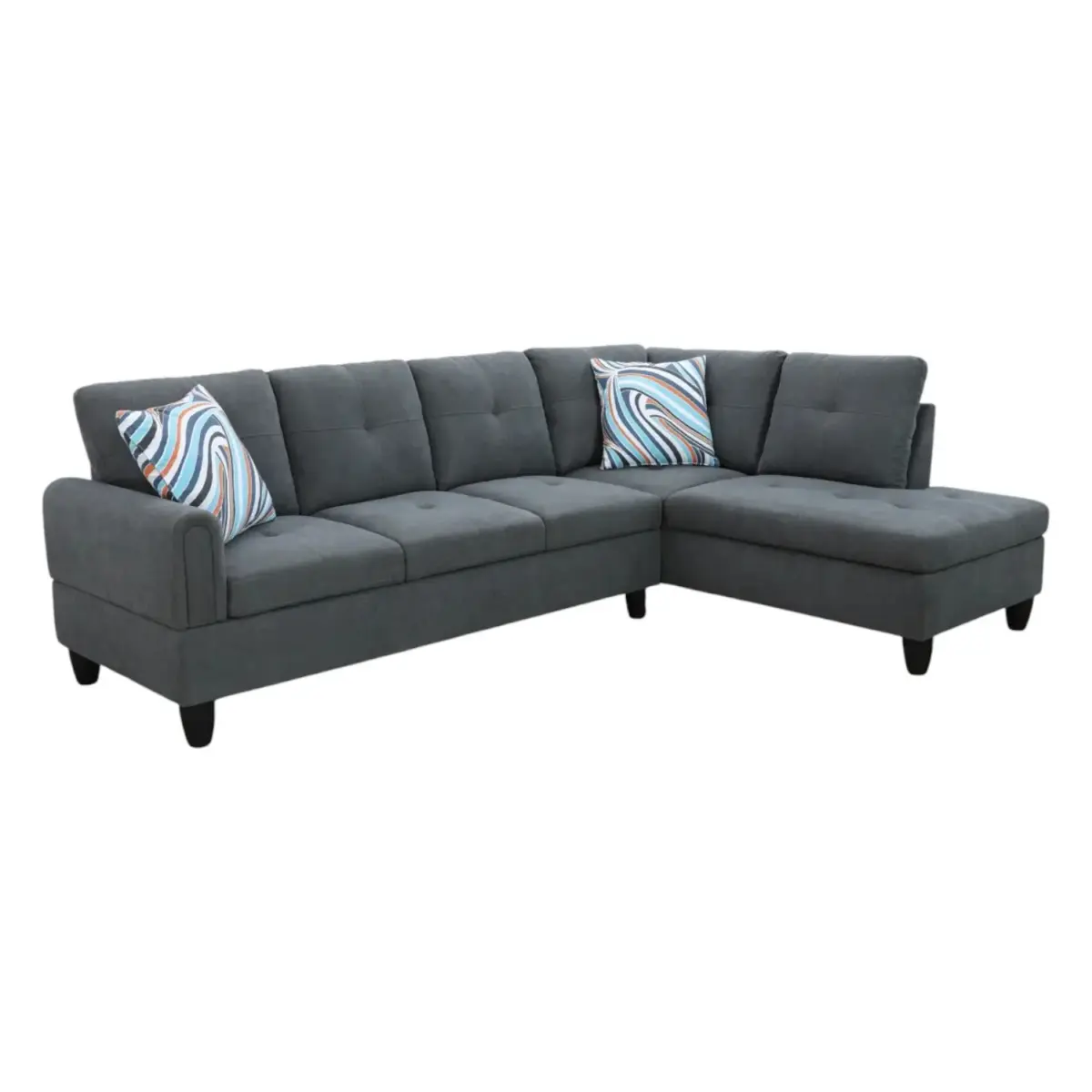 Chelmsford LHS Sofa Dgry (2)
