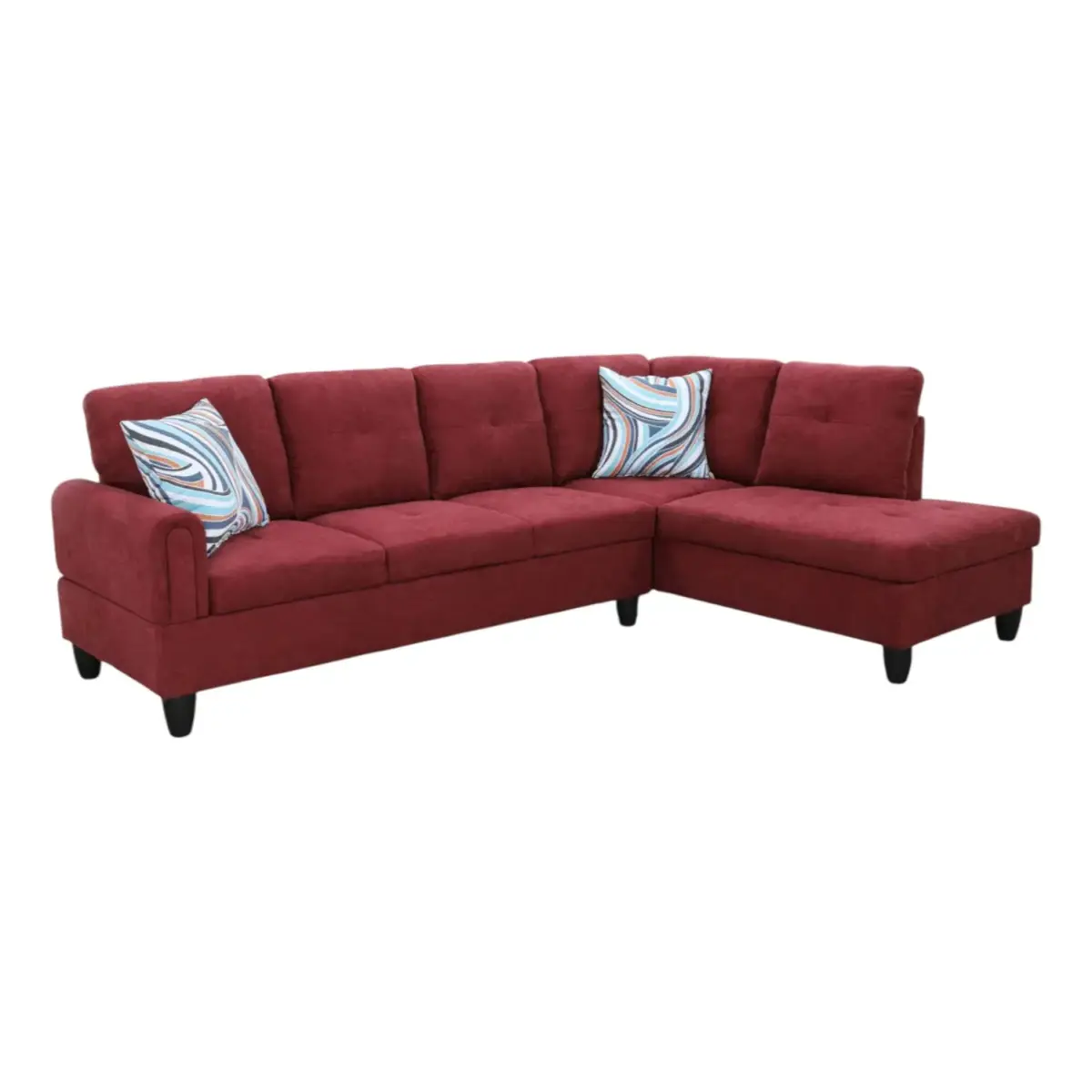 Chelmsford LHS Sofa Red (2)